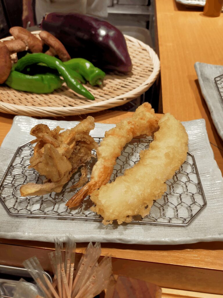 天ぷらまきの-舞茸,えび,いか
