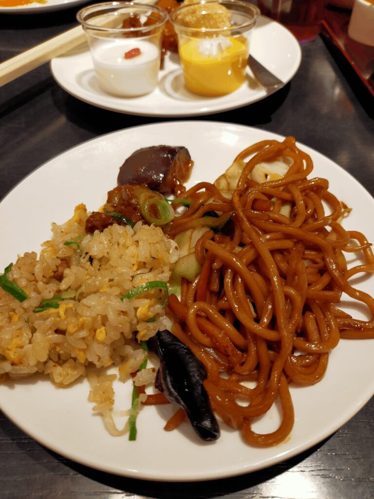 香港蒸龍-焼きそば,チャーハン,揚げナス